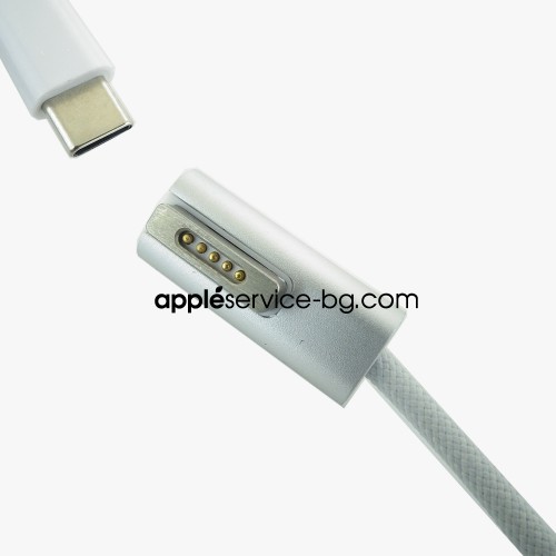 Kабел за зареждане USB-C към MagSafe 2  APPLE MacBook бял  (1 M)